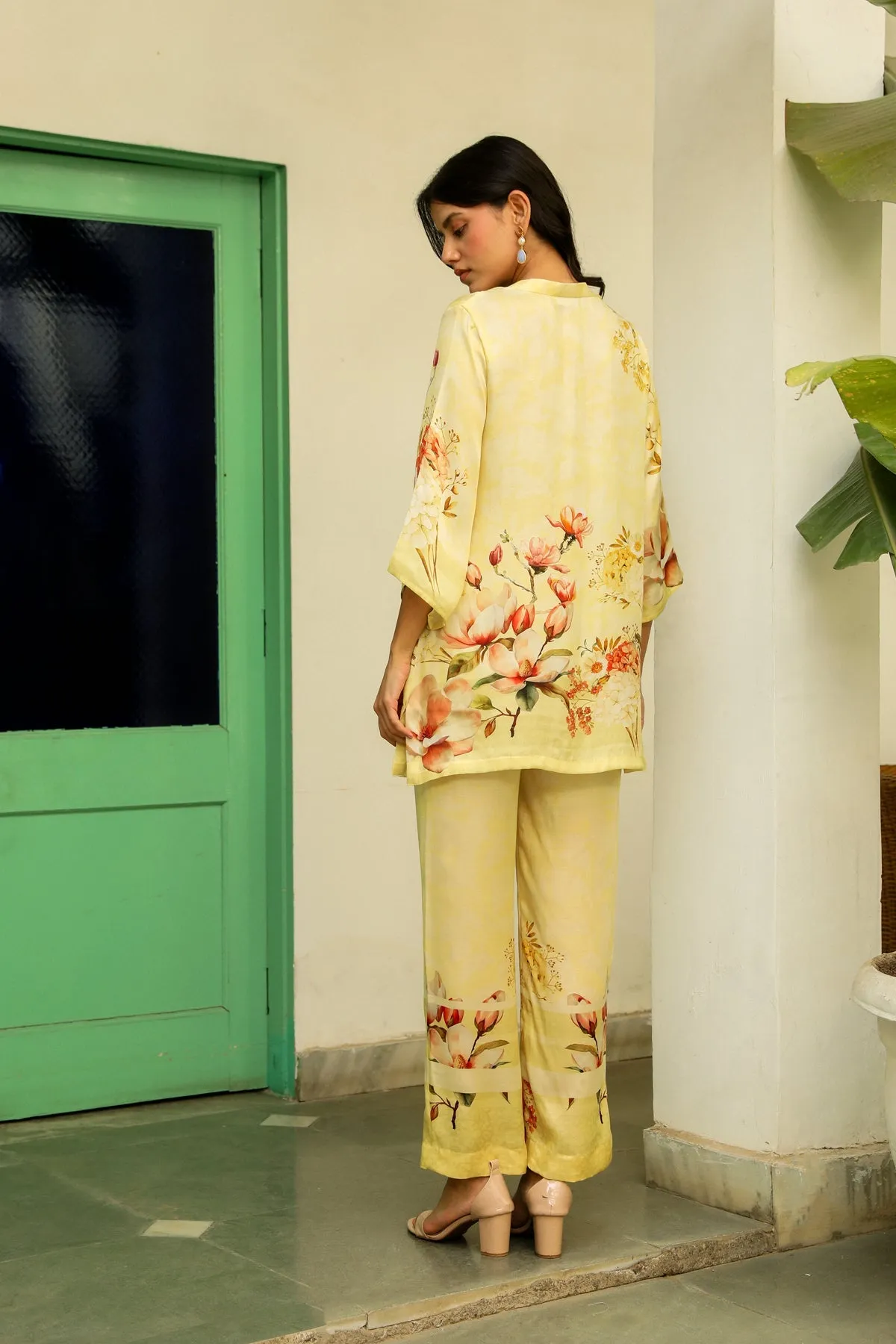 Blush Lime Print Co-ord Set