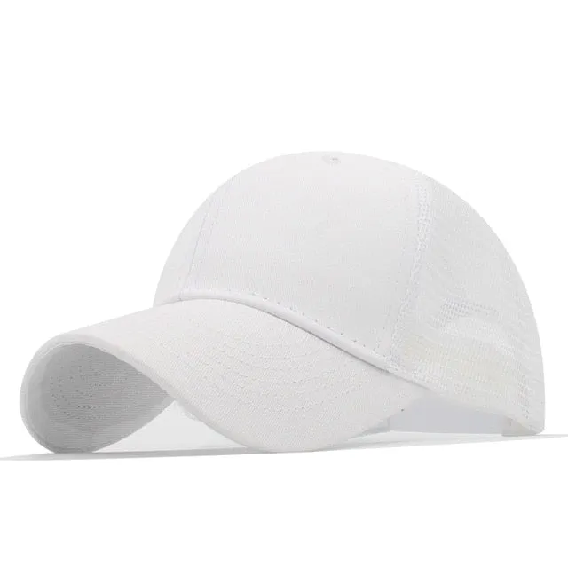 Classy Men Plain Trucker Cap - 7 Colors