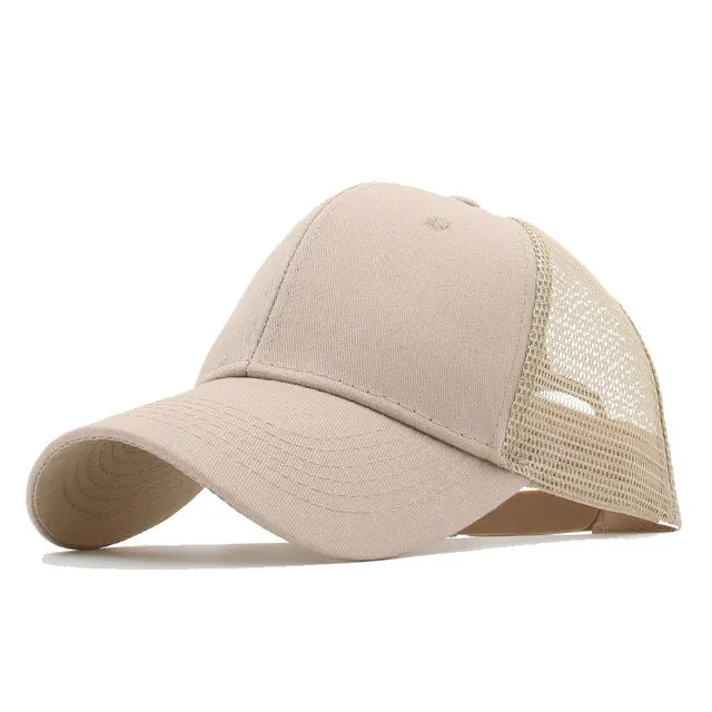 Classy Men Plain Trucker Cap - 7 Colors