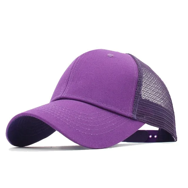 Classy Men Plain Trucker Cap - 7 Colors