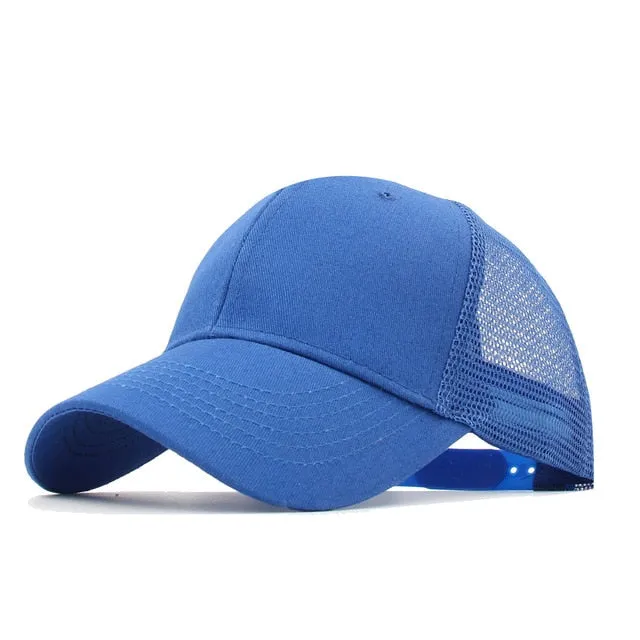 Classy Men Plain Trucker Cap - 7 Colors