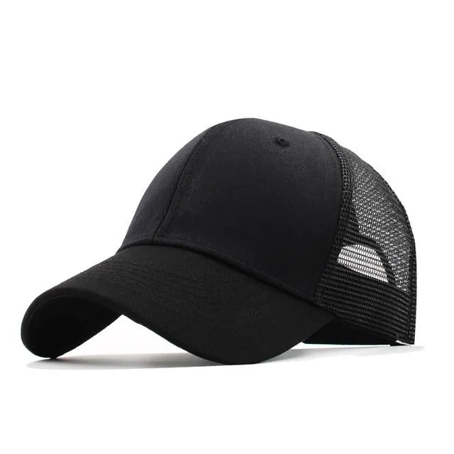 Classy Men Plain Trucker Cap - 7 Colors