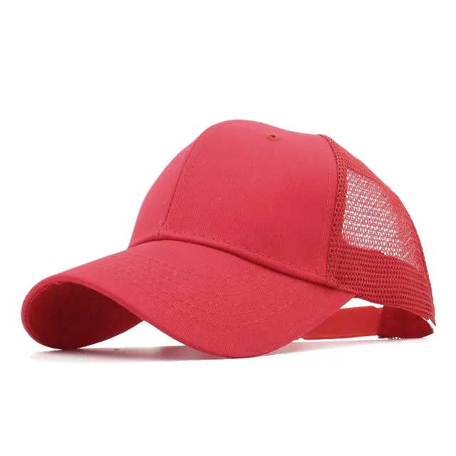 Classy Men Plain Trucker Cap - 7 Colors