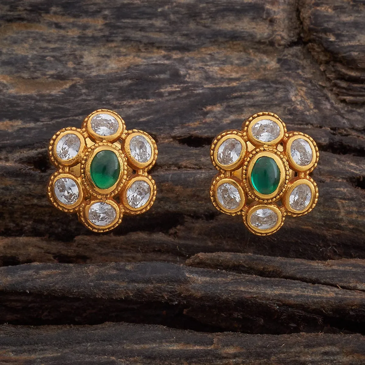 Silver Temple Earring 177355